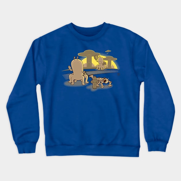 Walk the Human Crewneck Sweatshirt by BITICOL